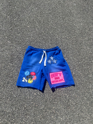 Oofy Motion Shorts Blue