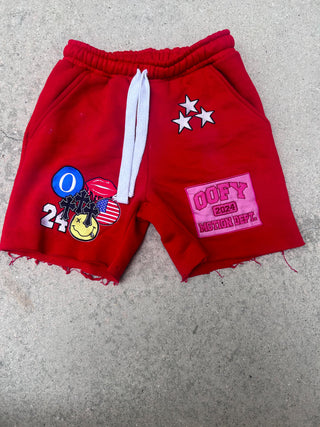 Oofy Motion Shorts Red